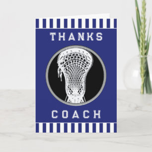 Lacrosse Coach Bedankkaart