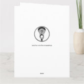 Lacrosse Coach Bedankkaart (Achterkant)