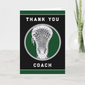 Lacrosse Coach Bedankkaart (Voorkant)