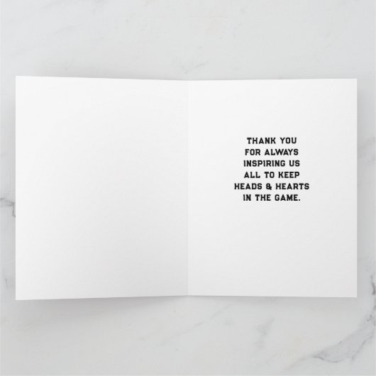 Lacrosse Coach bedankt (Binnen)