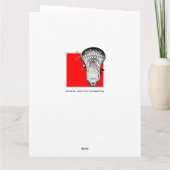 Lacrosse Coach bedankt (Achterkant)