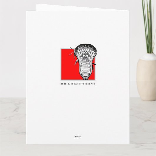 Lacrosse Coach bedankt (Achterkant)