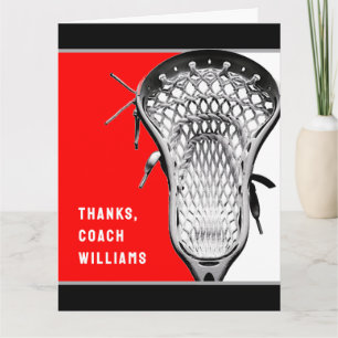 Lacrosse Coach bedankt