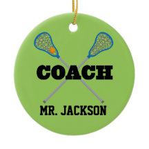 Lacrosse Coach - Gepersonaliseerd versieringsmidde
