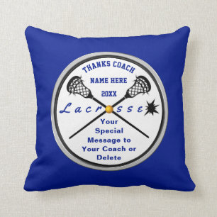 Lacrosse Coach Gifts, gepersonaliseerd, spelers, c Kussen
