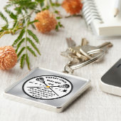 Lacrosse Coach Gifts, gepersonaliseerde lacrosse Sleutelhanger (Zijkant)