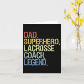 Lacrosse Coach Kaart (Gele Bloem)