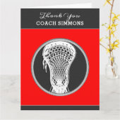 Lacrosse Coach Kaart (Gele Bloem)