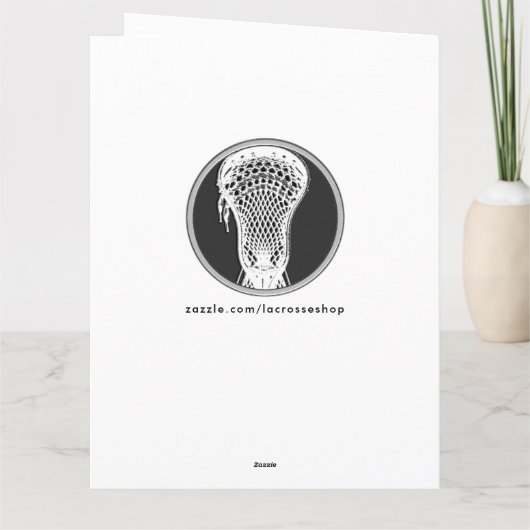 Lacrosse Coach Kaart (Achterkant)