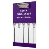 Lacrosse Coach Klembord (Links)