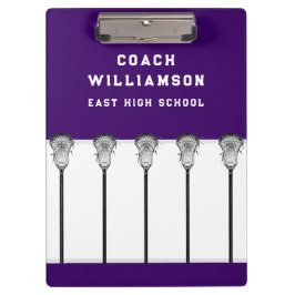 Lacrosse Coach Klembord
