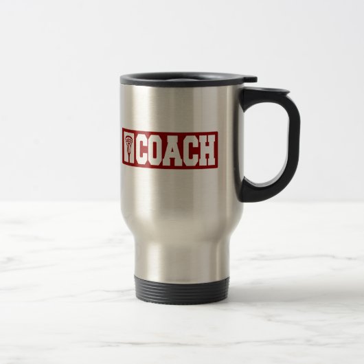 Lacrosse Coach - rood Reisbeker (Rechts)