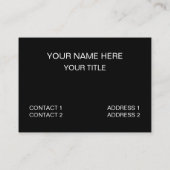 Lacrosse Coach Sport Visitekaartje (Achterkant)