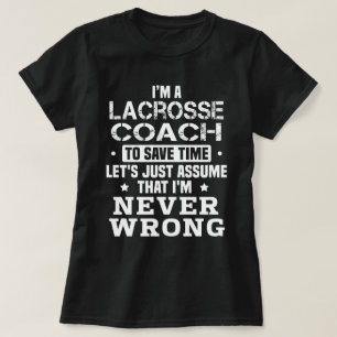 Lacrosse Coach T-shirt