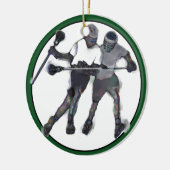 Lacrosse Collectible Keramisch Ornament (Links)
