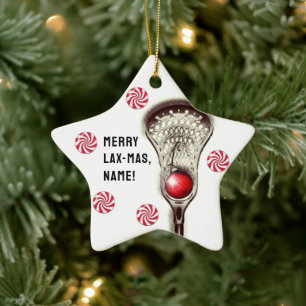 Lacrosse Collectible Keramisch Ornament