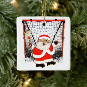 Lacrosse Collectible Keramisch Ornament