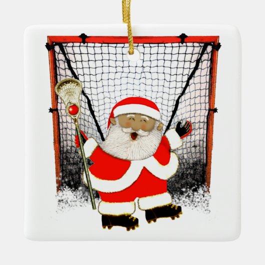 Lacrosse Collectible Keramisch Ornament (Voorkant)
