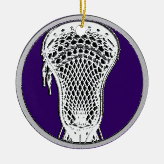 Lacrosse Collectible Keramisch Ornament (Voorkant)