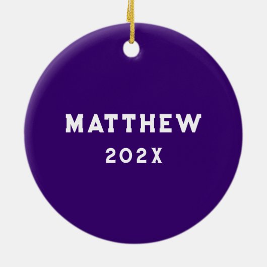 Lacrosse Collectible Keramisch Ornament (Achterkant)