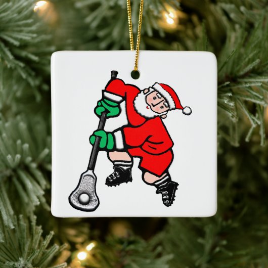 Lacrosse Collectible Keramisch Ornament (Boom)