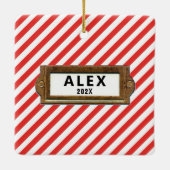 Lacrosse Collectible Keramisch Ornament (Achterkant)