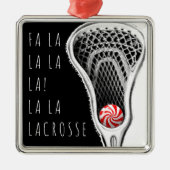 Lacrosse Collectible Kerstmis Metalen Ornament (Voorkant)