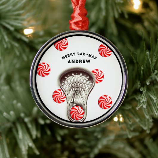 Lacrosse Collectible Metalen Ornament (Boom)