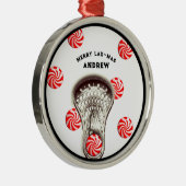 Lacrosse Collectible Metalen Ornament (Rechts)