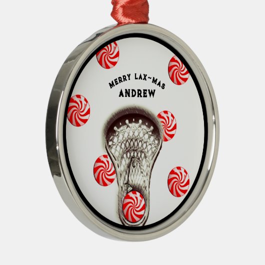 Lacrosse Collectible Metalen Ornament (Rechts)