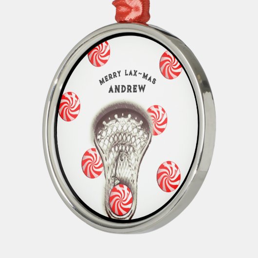 Lacrosse Collectible Metalen Ornament (Links)