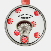 Lacrosse Collectible Metalen Ornament (Voorkant)