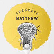 Lacrosse Congrats Ballon