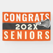 Lacrosse Congrats Team Oranje Banner (Horizontaal)