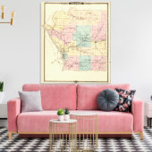 Lacrosse County, Wisconsin Canvas Afdruk (Insitu (Woonkamer))