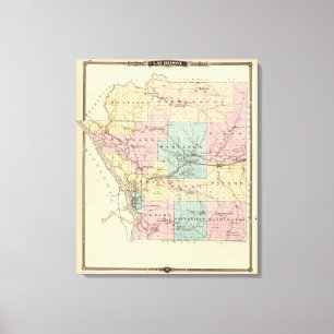 Lacrosse County, Wisconsin Canvas Afdruk