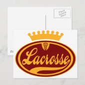 Lacrosse Crown Briefkaart (Voorkant / Achterkant)