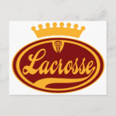 Lacrosse Crown Briefkaart (Voorkant)