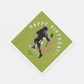 Lacrosse Custom Design Papieren servet (Hoek)