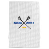 Lacrosse Custom Team Year Colors Net Medium Cadeauzakje (Achterkant)