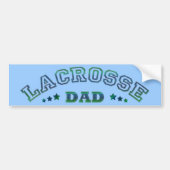 Lacrosse Dad Bumpersticker (Voorkant)