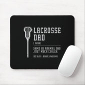 Lacrosse Dad Daddy Quote Definitie Mannen Muismat (Met muis)