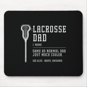 Lacrosse Dad Daddy Quote Definitie Mannen  Muismat