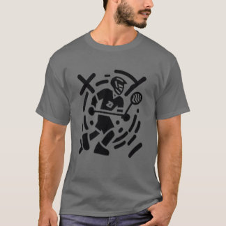 Lacrosse de favoriete sport van de Canadese famili T-shirt