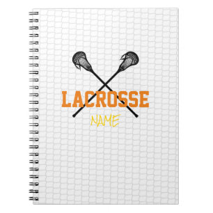 Lacrosse, de Kleuren van het Team van de Naam van  Notitieboek