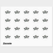 Lacrosse Design CamoSkull Sticker (Vel)