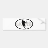 Lacrosse Design IRock Oval2 Bumpersticker (Voorkant)