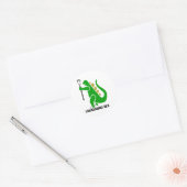Lacrosse Design Laxasaurus rex Sticker (Envelop)