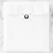 Lacrosse Design LaxBallSkullNoCrossSolid Sticker (Tas)