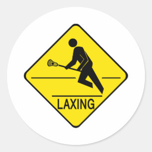 Lacrosse Design Laxing Sticker